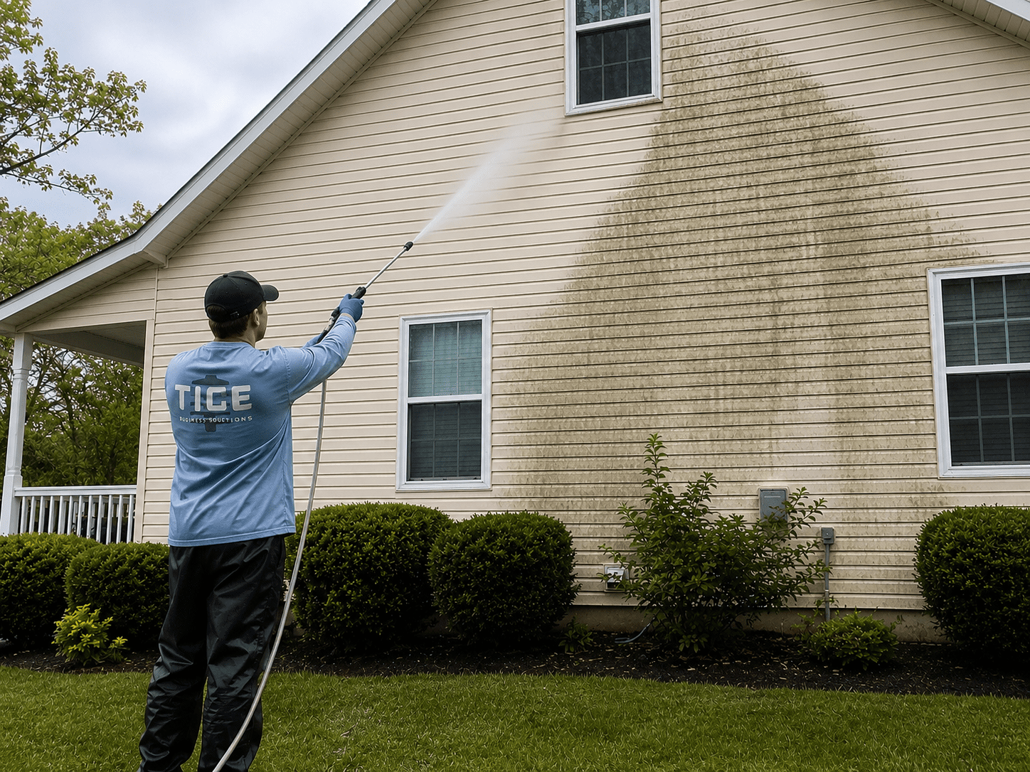 Residential Exterior Cleaning Pressure Washing