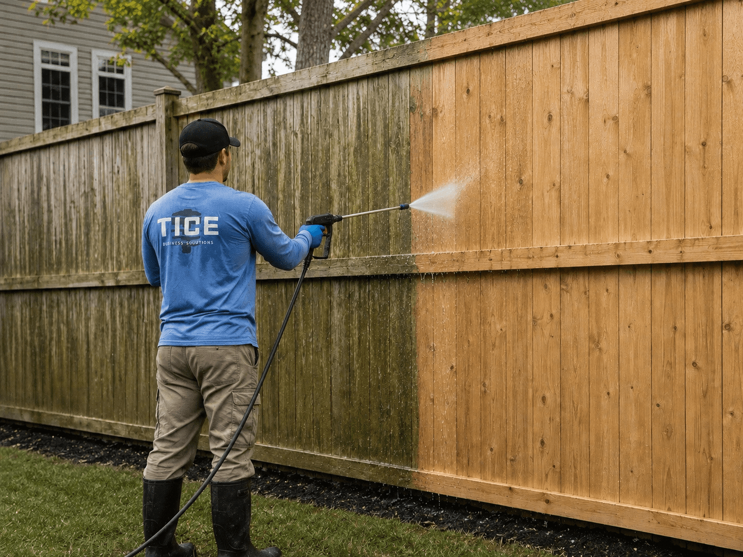 Residential Fence Cleaning Services